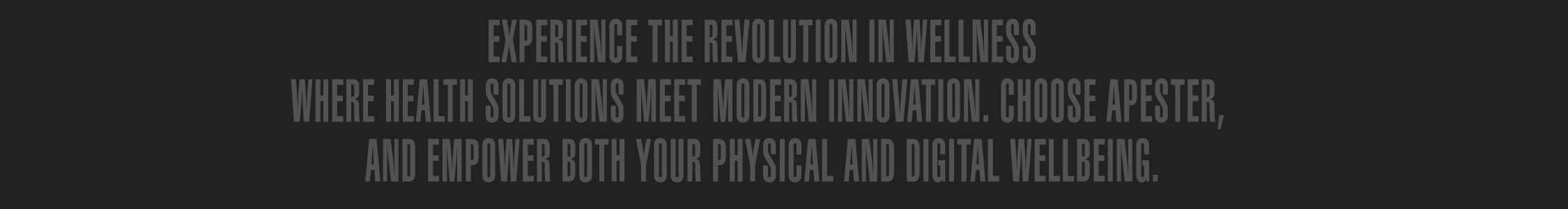 Introducing Apester Performance Range: "Evolution of Health & Performance"